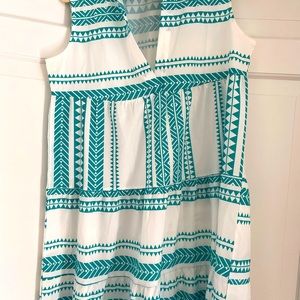 Fun green/white summer dress